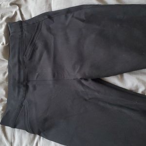 Spanx black dress pants with line detail